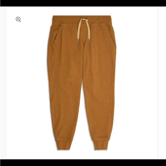 Lululemon Warm Down Mid-Rise Brown Jogger Size 4 - Picture 1 of 3